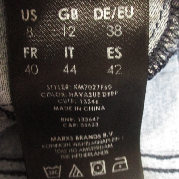 Liverpool Jeans Women's 8‎ Havasue Deep The Capri Pull On Stretch Denim - Picture 8 of 9